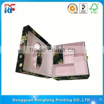 custom make high quality suede jewelry boxes