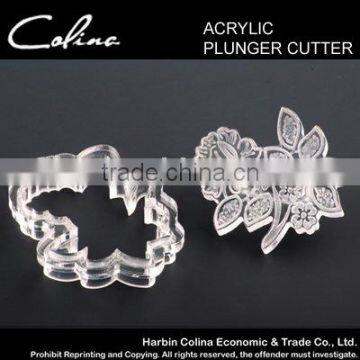 Acrylic Embroider Fondant Cutter, Cookie cutter