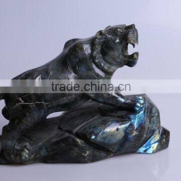 High quality labradorite tiger Carving crafts For Table Decoration