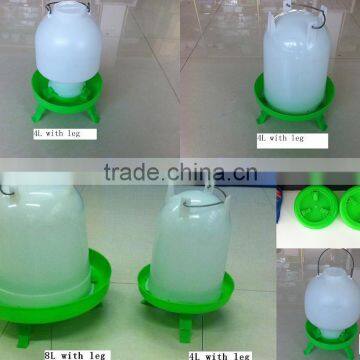 2.5L,4L,8L poultry drinkers with legs chicken drinker chook drinker