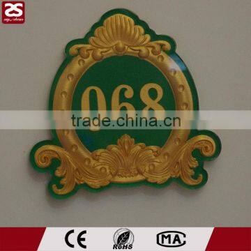 Stainless Steel Hotel Room Number Sign photo-4