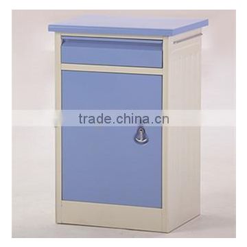 D-7 metal medical storage bedside cabinet for hospital