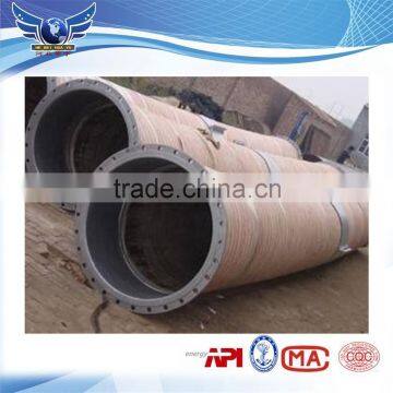 Dredge rubber hose used with dredgers for silt/gravels conveyance.