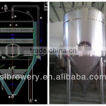 stainless steel beer fermentation tank 100l-2000l beer fermenter