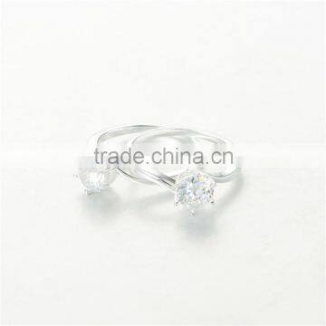 925 Silver Affordable 18KGold Princess Cut Diamond Engagement Ring For Women and Man photo-3