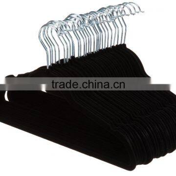 Non-Slip Velvet Clothes Hangers With Notched Frames, Suit Hanger, Flocked Hanger photo-4