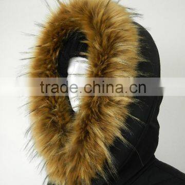 Women Long Hair Faux Fur Hood Puffy Quilted Waterproof Down Jacket photo-6