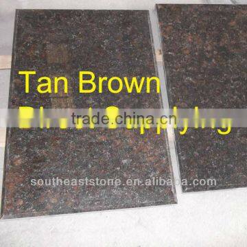 Tan Brown granite exterior wall tile for sale