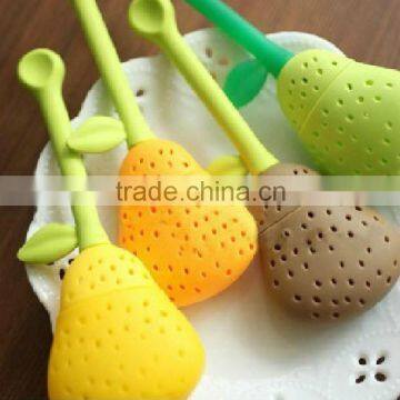 100% Food Grade Orange Pear Herbal Silicone Infusion Tea photo-2