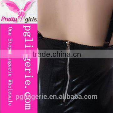 Party Dress Sexy Leather Dress for Girl photo-2