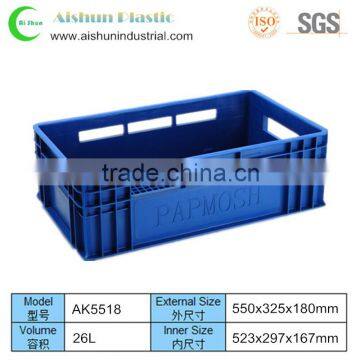 26L ventilated stackable bread plastic crates for bread