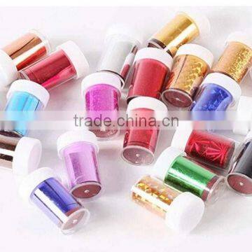 2015 New Nail Art Transfer Foil Sticker for Nail Tips Decoration Set