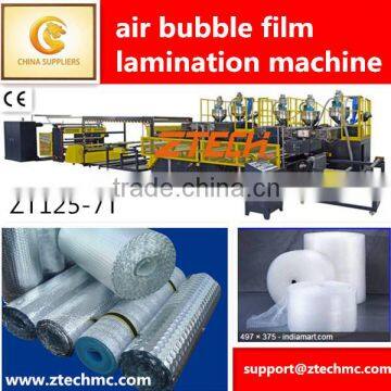 Plastic PE 7 layers ztech air bubble film making machine