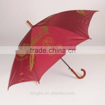 Carved Wooden Handle Straight Umbrella Carved Wood Handle Umbrella photo-5