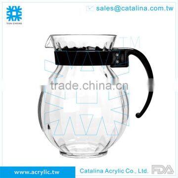 Juice Water Drink Acrylic Plastic 1.5L Pitcher With Lid