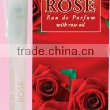 Eau de Parfum "ROSE", red, 8ml. Paraben Free. Made in EU. Private Label Available.