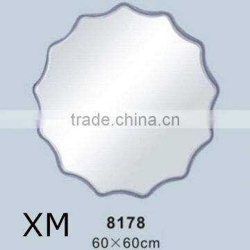 flower shaped sanitary mirror bathroom accessory design mirror decorative mirror