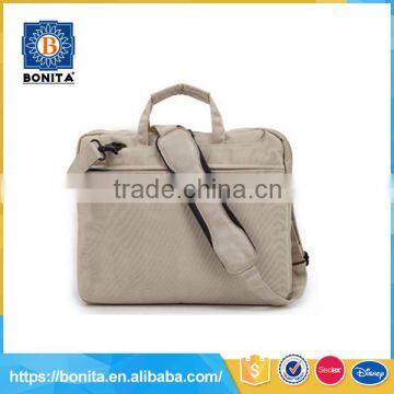 Popular sales polyester unisex popular computer bag with rice yellow color