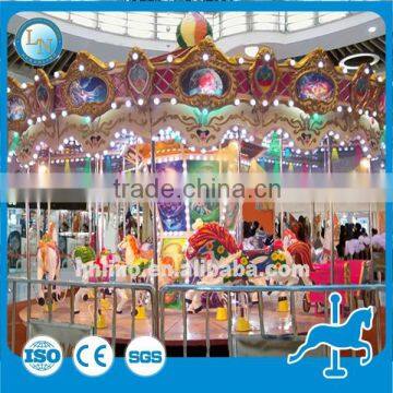 Europen Luxurious Carousel Rides! Amusement Park Fiberglass 72 Seats Carousel Rides photo-4