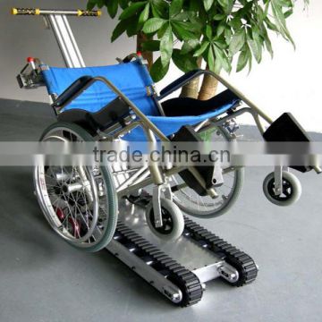 folding strong lightweight materials small robot wheelchair rubber tracks