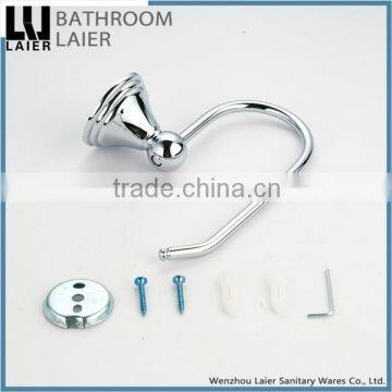 Grooming Bathroom Designs Zinc Alloy Chrome Finishing Bathroom Sanitary Items Wall Mounted Toilet Paper Holder photo-5