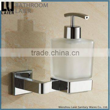 hot new products for 2016 square cup bathroom set soap dispenser