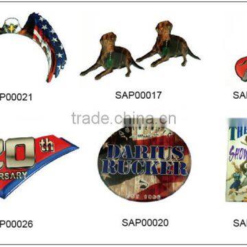 High-quality metal gifts of art Aluminum Sticker of Metal Book label pin or fridge pin, logo label, promotion plate