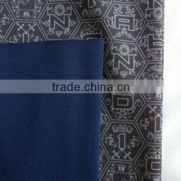 Printed 100% polyester DTY knitted mesh for sportswear or lining