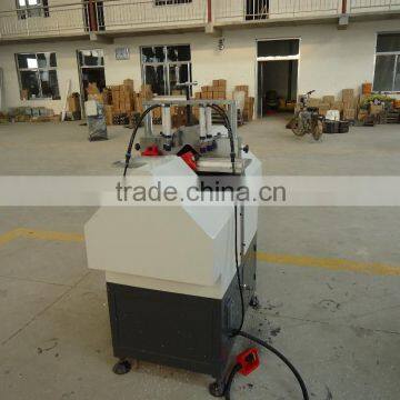 Glass bead cutting saw for plastic profile