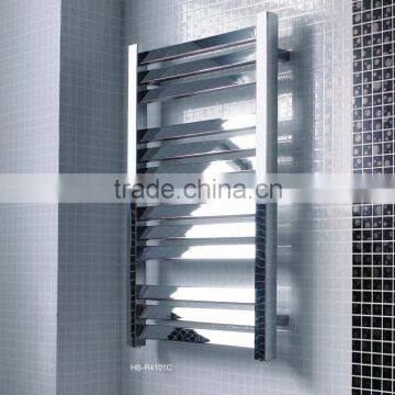 HB-R41 series bathroom hot water heated steel chromed ladder towel racks warmer towe rails radiator