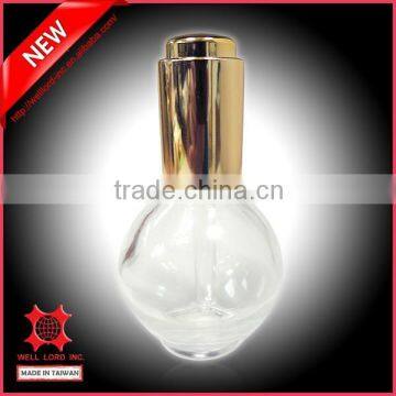 Classic travel use custom made hair oil dropper bottle