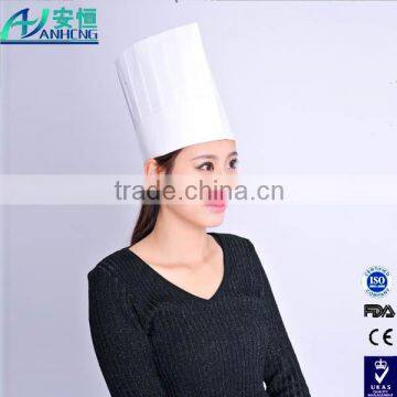 soft nonwoven chef hats/disposable cooking hats/CE ISO FDA certifcates chef hat