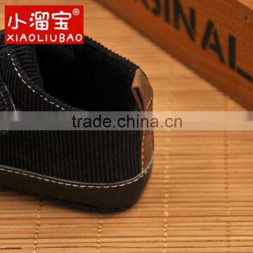 Exclusive Spring Autumn Classy Black Corduroy Casual Baby Boy Shoes Infant Toddler Baby Boy Moccasins Baby Sneakers photo-2