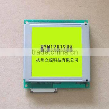 128X128 STN LCD display segment yellow LED backlight