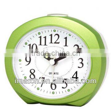 green rounded clock,table clock