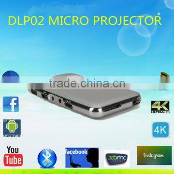 2016 OEM DLP 02 Mini Projector Home Theater Portable
