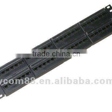 UTP Patch Panel 48 Ports CAT 5e/CAT6 UTP 19" 1U