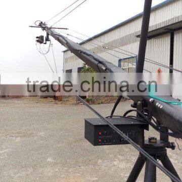 Broadcasting TV Camera Jimmy Jib Crane 10m With Motorized Dutch Head Bear 25kg Camcorder photo-6