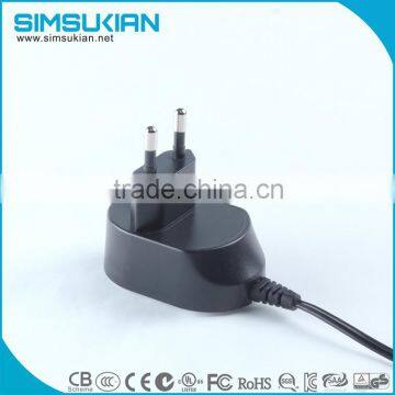 low consumption worldwide plug wall 6w series Energy Efficiency VI adapter