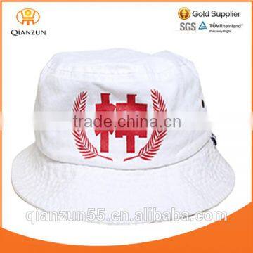 white cotton adult bucket hat golf custom casual custom screen printed bucket hats