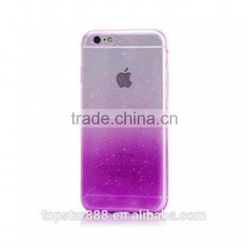 Utra thin soft TPU color changing cell phone case for Iphone