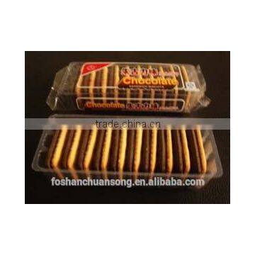 Multifunction Food Packing Machine, Dessert With a Tray Flow Wrapping Machine, Cookies With a Tray Packing Machinery photo-2