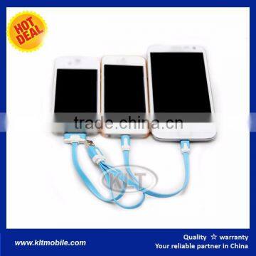 3 in 1 Usb Cable 8Pin + Micro USB + Type-C Charge Data Cable photo-2