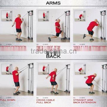 Total Core Body Crunch Tower 200 Full-body Exercise Gym