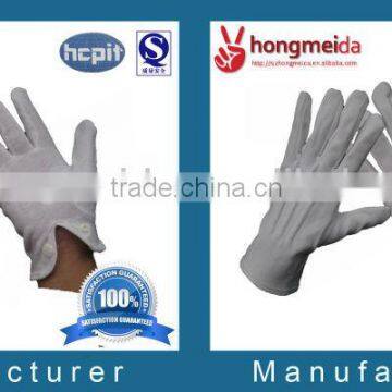 high-grade white cotton parade gloves,nylon gloves