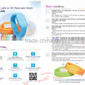 Sports Pedometer Watch, Smart Silicon Watch, Sport Smart Bracelet, Sport Smart Wristabnd photo-2