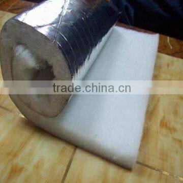 Glass mat coated aluminum foil thermal insulation