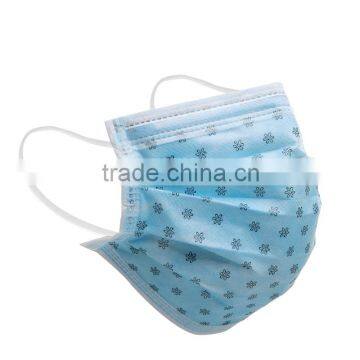 3 ply print non-woven face masks, disposable adult and children mask