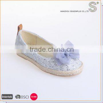 Hot Sale Customized kids party shoes,kids espadrille shoes