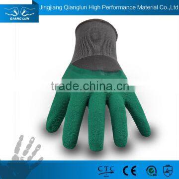 EN388 2242 latex coated polyester work glove